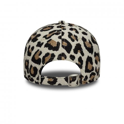 New Era Women's 9Forty New York Yankees MLB Leopard Midi Cap - Light Beige