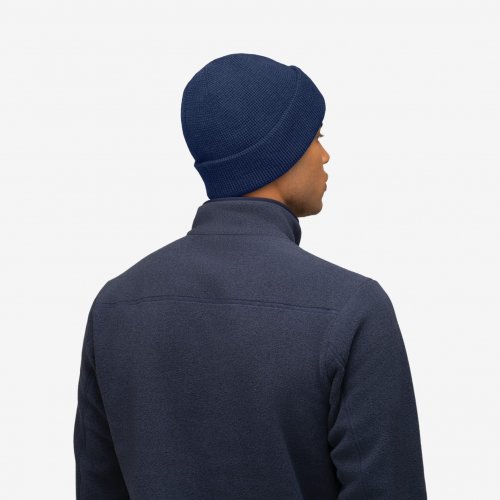 Norrøna /29 Heavy Cotton Beanie - Indigo Night Melange
