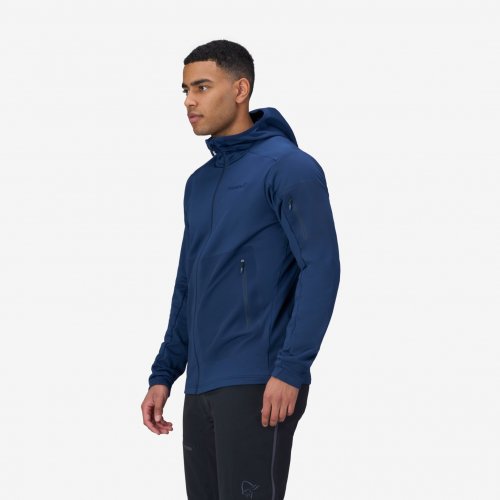 Norrøna Falketind Warm2 Stretch Hood Men - Indigo Night
