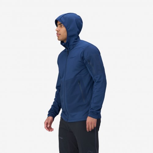 Norrøna Falketind Warm2 Stretch Hood Men - Indigo Night