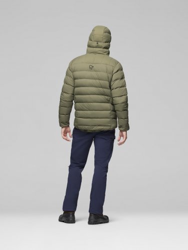 Norrøna Femund Down700 Zip Hood Men - Olive Night