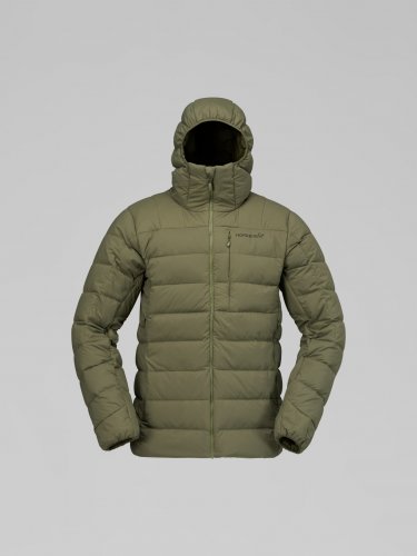 Norrøna Femund Down700 Zip Hood Men - Olive Night