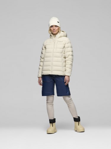 Norrøna Femund Down700 Zip Hood Women - Oatmeal