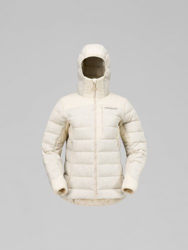 Norrøna Femund Down700 Zip Hood Women - Oatmeal