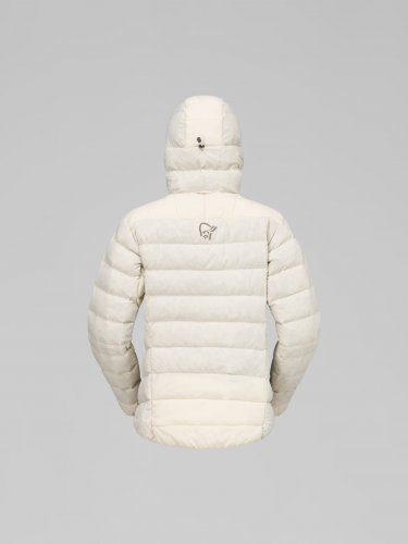 Norrøna Femund Down700 Zip Hood Women - Oatmeal