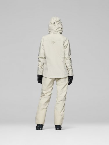 Norrøna Lofoten Gore-Tex Insulated Jacket Women - Oatmeal