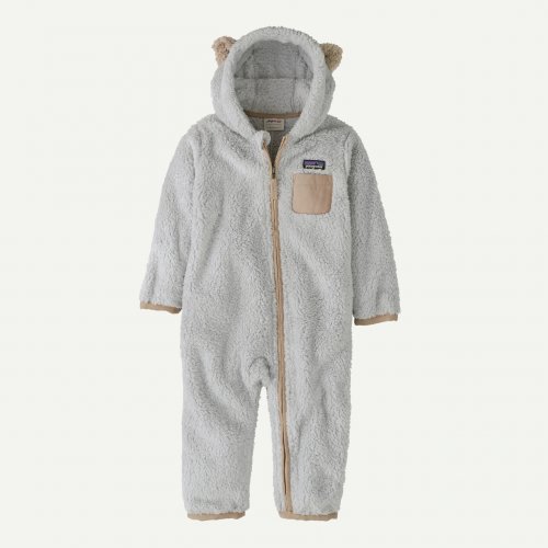 Patagonia Baby Furry Friends Bunting - Crisp Grey