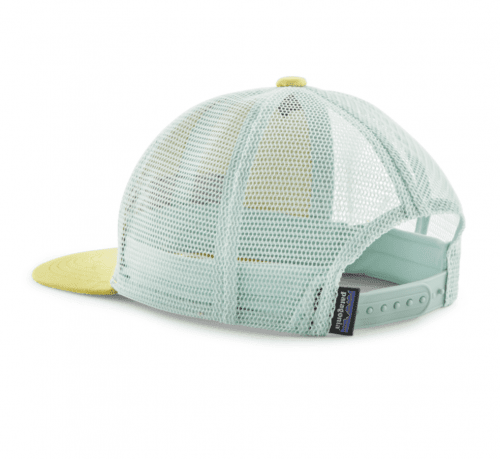 Patagonia Kids Trucker Hat - Boardshort Logo: Lemon Zest