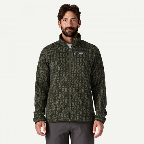 Patagonia Men's Better Sweater Jacket - Scales: Old Growth Green