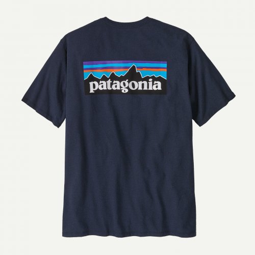 Patagonia Men's P-6 Logo Responsibili-Tee - New Navy