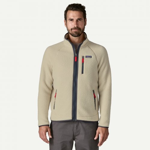 Patagonia Men's Retro Pile Jacket - Pelican / Smolder Blue