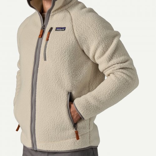 Patagonia Men's Retro Pile Jacket - Pelican / Smolder Blue