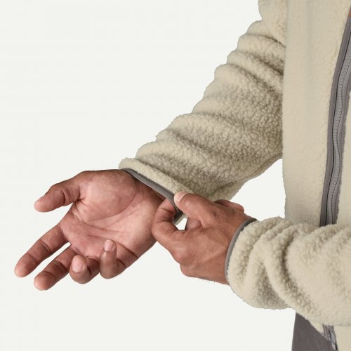 Patagonia Men's Retro Pile Jacket - Pelican / Smolder Blue