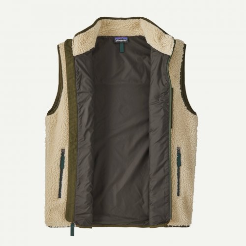 Patagonia Men's Classic Retro-X Vest - Dark Natural / Basin Green