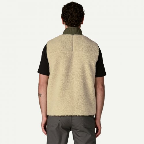Patagonia Men's Classic Retro-X Vest - Dark Natural / Basin Green