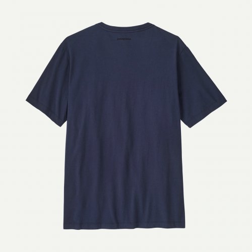 Patagonia Ms Fitz Roy Massif Pocket Tee - New Navy