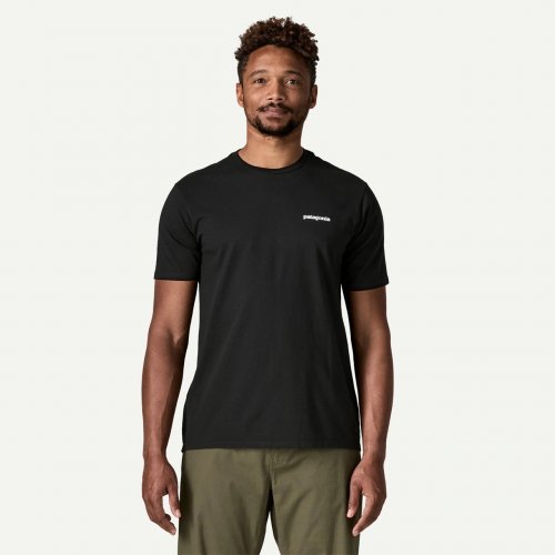 Patagonia Men's P-6 Logo Responsibili-Tee - Black
