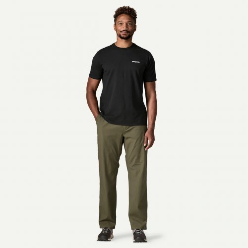 Patagonia Men's P-6 Logo Responsibili-Tee - Black