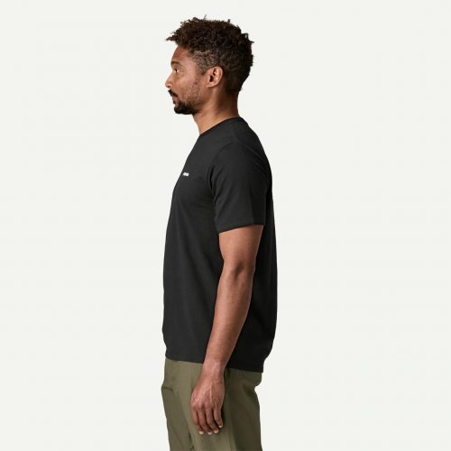 Patagonia Men's P-6 Logo Responsibili-Tee - Black