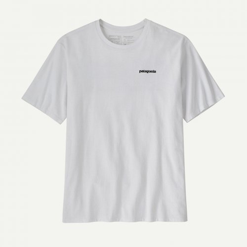 Patagonia Ms P-6 Logo Responsibili-Tee - White