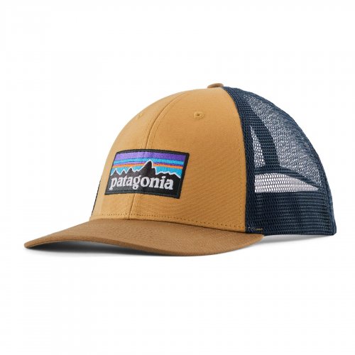 Patagonia P-6 Logo Lopro Trucker Hat - Talon Gold