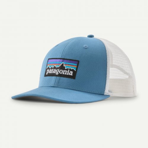 Patagonia P-6 Logo Trucker Hat - Shore Blue