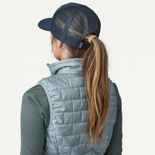 Patagonia P-6 Logo Trucker Hat - New Navy