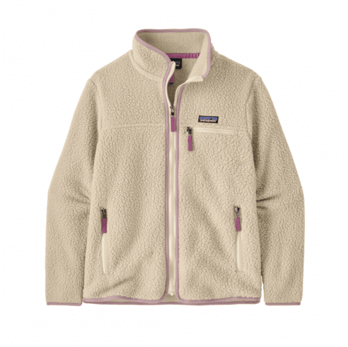 Patagonia Women's Retro Pile Fleece Jacket - Dark Natural / Pink