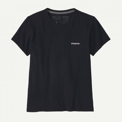 Patagonia Women's P-6 Logo Responsibili-Tee - Black