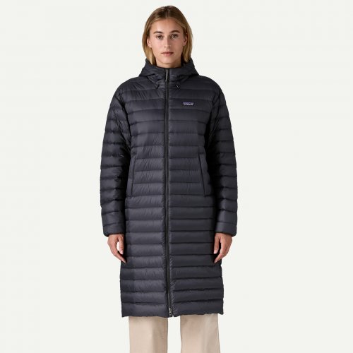 Patagonia Women's Recycled Down Sweater Parka - Black