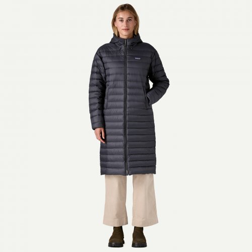 Patagonia Women's Recycled Down Sweater Parka - Black