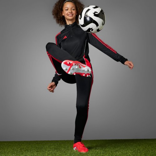 Adidas Predator League Fold-Over Tongue Firm/Multi Ground - Lucid Red / Cloud White / Core Black