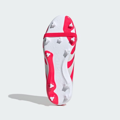 Adidas Predator League Fold-Over Tongue Firm Ground Junior - Lucid Red / Cloud White / Core Black