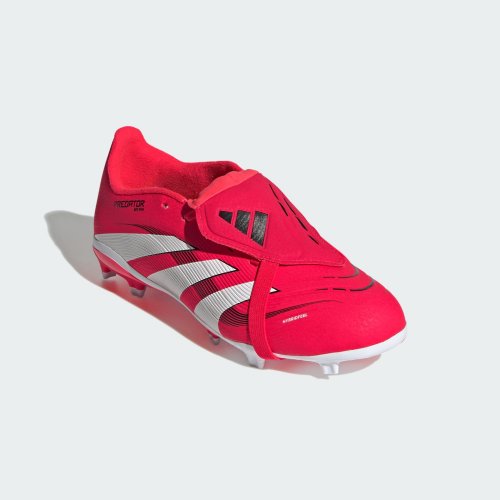 Adidas Predator League Fold-Over Tongue Firm Ground Junior - Lucid Red / Cloud White / Core Black