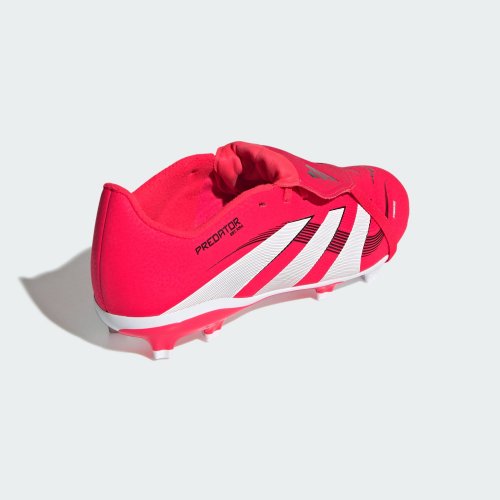 Adidas Predator League Fold-Over Tongue Firm Ground Junior - Lucid Red / Cloud White / Core Black