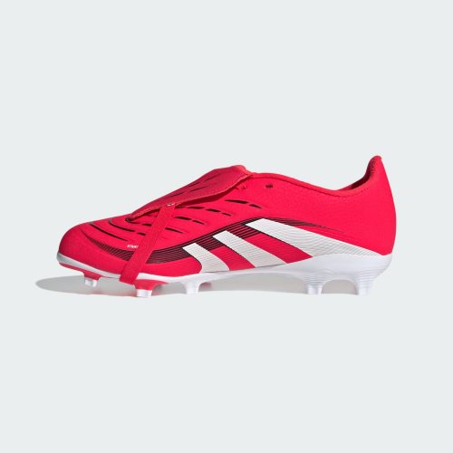 Adidas Predator League Fold-Over Tongue Firm Ground Junior - Lucid Red / Cloud White / Core Black