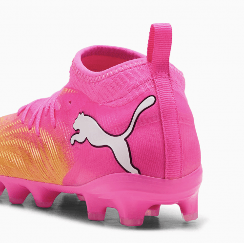 Puma Future 9 Match FG/AG Junior - Poison Pink / Sun Stream / Bright Aqua / PUMA White