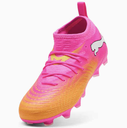Puma Future 9 Match FG/AG Junior - Poison Pink / Sun Stream / Bright Aqua / PUMA White