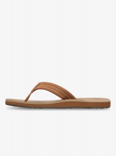 Quicksilver Men's Carver Suede Sandals - Sand / Dk Chocolate