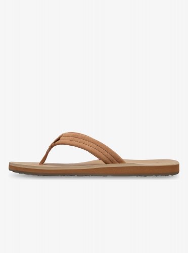 Quicksilver Men's Carver Suede Sandals - Sand / Dk Chocolate