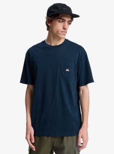 Quicksilver Men's Salt Water Pocket Short Sleeve Tee - Dark Navy