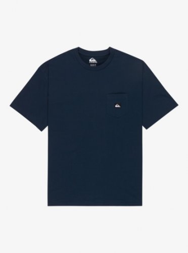 Quicksilver Men's Salt Water Pocket Short Sleeve Tee - Dark Navy