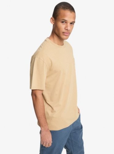 Quicksilver Men's Salt Water Pocket Short Sleeve Tee - Khaki