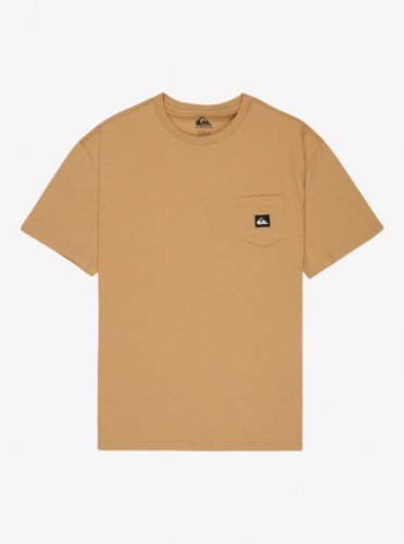 Quicksilver Men's Salt Water Pocket Short Sleeve Tee - Khaki