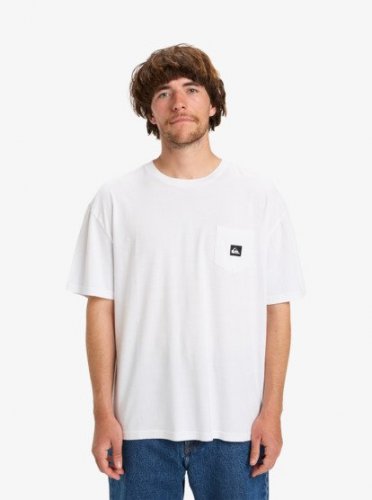 Quicksilver Men's Salt Water Pocket Short Sleeve Tee - White