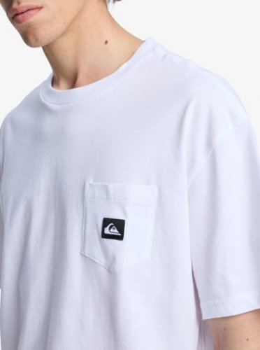 Quicksilver Men's Salt Water Pocket Short Sleeve Tee - White