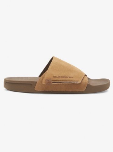 Quiksilver Men's Rivi Suede Sandals - Tan