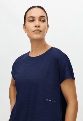 Röhnisch Motion Loose Tee - Indigo