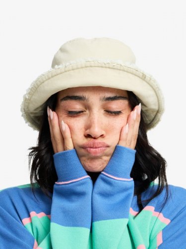 Roxy Victim Of Love Bucket Hat - Pebble