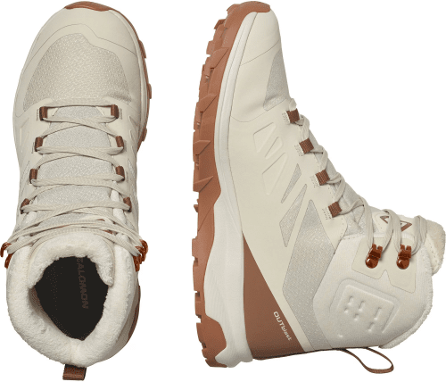 Salomon Women's OUTblast Thinsulate Climasalomon Waterproof - Almond Milk/Rawhide/Gum8